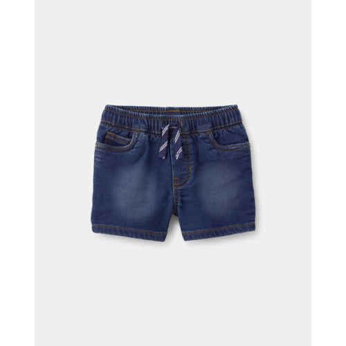 Baby Boy Denim Drawstring Shorts - Dark Wash - OshKosh B'gosh | Carter's