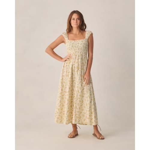 Women's Ivy Dress Lemon Ditsy Flower