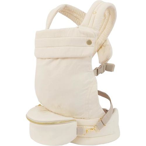 Ergonomic Baby Carrier for Newborns to Toddlers (7-35 lbs) with Adjustable Straps and Belt Bag – Comfortable, Versatile, and Stylish Babywearing Solution