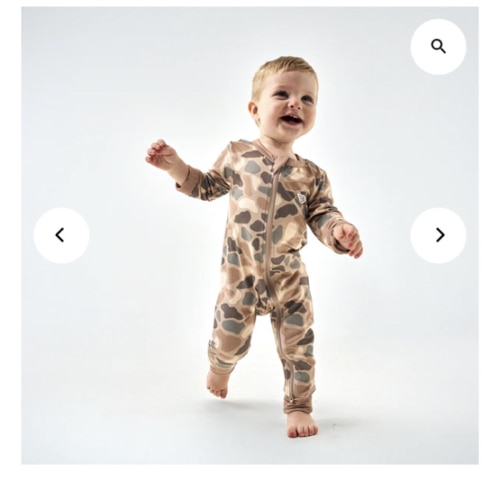 Baby Zip Up - Pintail Camo – BURLEBO