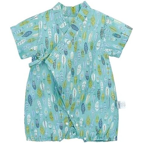Baby Kimono Romper Japanese Sakura Cotton Infant Comfy Pajamas 3-24 Months
