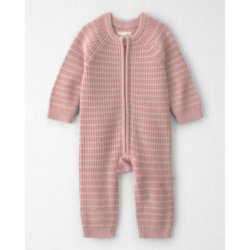 Baby Girl Organic Cotton Sweater Knit Jumpsuit - Little Planet | Carter's