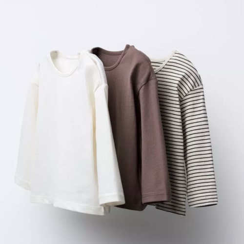 THREE-PACK OF STRIPED AND SOLID T-SHIRTS - Brown | ZARA United States