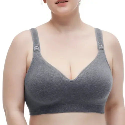 Momcozy Busty Nursing Bras, U.S.Cotton Wirefree Fixed Padded - TikTok Shop