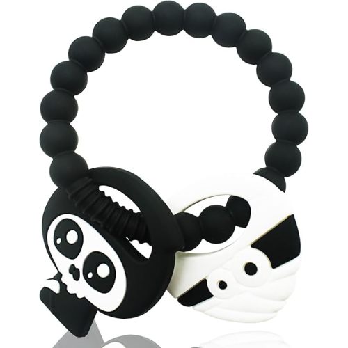 My First Halloween Baby Teething Toy and Llama Silicone Baby Teether Set- Spooky Teethers, Pumpkin Rattle, Ghost Teether(2 Pieces)