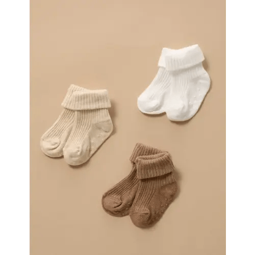 3 Pack Rib Socks
