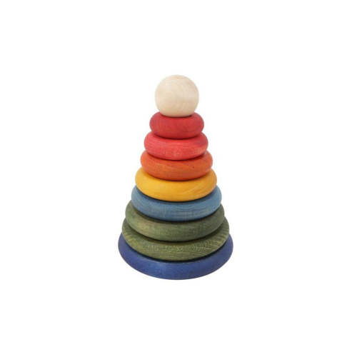 Wooden Story Round Rainbow Stacker