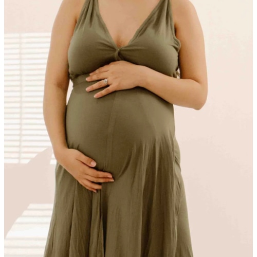 Juliet Labor & Postpartum Gown in Sage-Limited Time – Lila