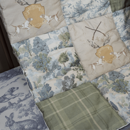 Organic Cotton Baby Quilt | Heritage Crest