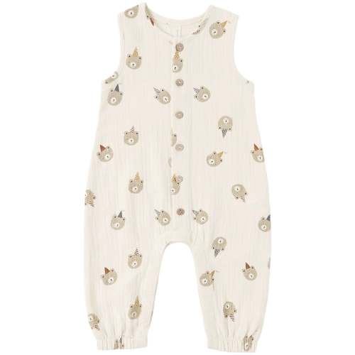 Quincy Mae Woven Jumpsuit - Party Bears