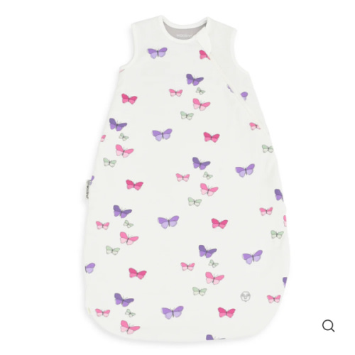 4 Season® Classic Baby Sleeping Bag, Merino Wool & Organic Cotton, Butterfly