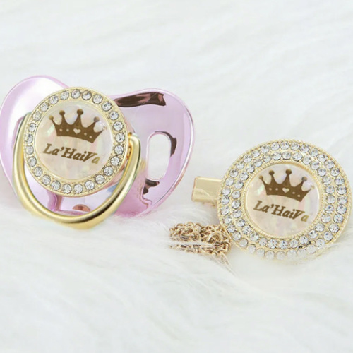 Personalized Name Exquisite Handmade Pacifier Gift for Your Little One