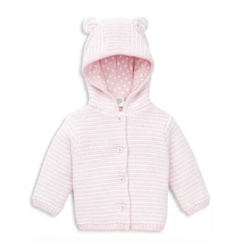 Little Me
Unisex Striped Hooded Cardigan - Baby