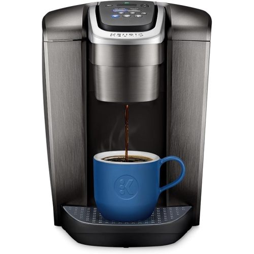 Keurig K-Elite Single Serve K-Cup Pod Coffee Maker, with Strength and Temperature Control, Iced Coffee Capability, 8 to 12oz Brew Size, Programmable, Brushed Slate