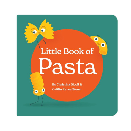 Little Book of Pasta Board Book for Babies and Toddlers about Shapes Read with Phonics and Rhymes Baby Book 0-12 Months Toddler Book Ages 1-4 (Little Books: Culinary Collection (3 books))