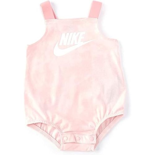 Nike Infant Girls Futura Bubble Romper (Arctic Punch, Newborn)
