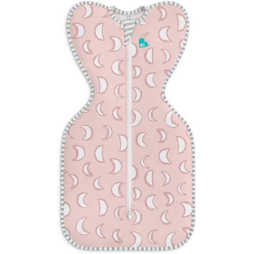 Love to Dream Swaddle UP, Sleep Sack 0-3 Months, Self-Soothing, Improves Sleep, Snug Fit Helps Calm Startle Reflex, Baby Essentials Must Haves Newborn, 1.0 TOG, 13-19 lbs, Eclipse Pink