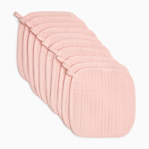 Small Story Muslin Washcloths (10 Pack) - Pink Hues