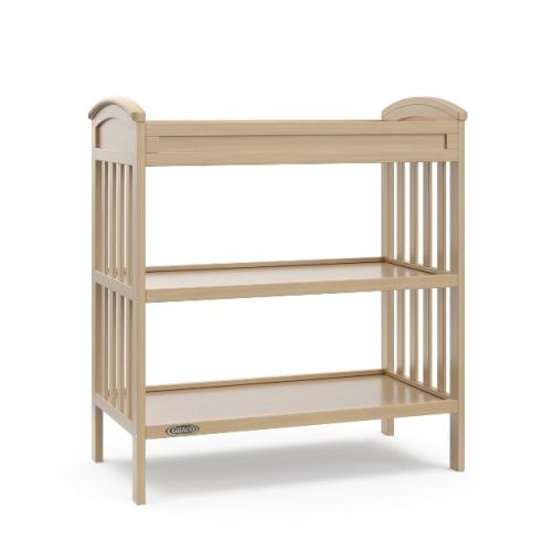 Graco Benton Changing Table with Water-Resistant Changing Pad Driftwood