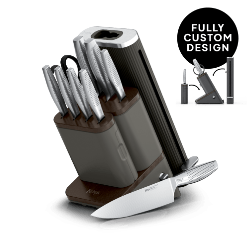 Ninja NeverDull® Pro 11-Piece Premium Kitchen Knife Set & Steak Knives in Slate | SharkNinja