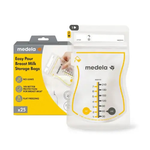 Medela Easy Pour Breast Milk Storage Bags Bag 25 Pcs | Baby Bunting AU