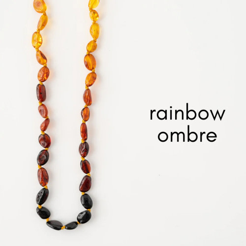 Genuine Baltic Amber Teething Necklace by Careha + Co. | In His Hands