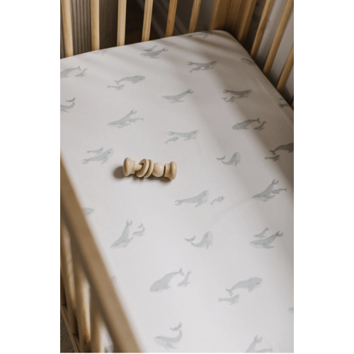 Follow Me Crib Sheet - Follow Me Whale