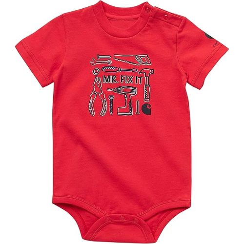 Carhartt Kid's CA6500 Short-Sleeve Toolbelt Bodysuit - Boys