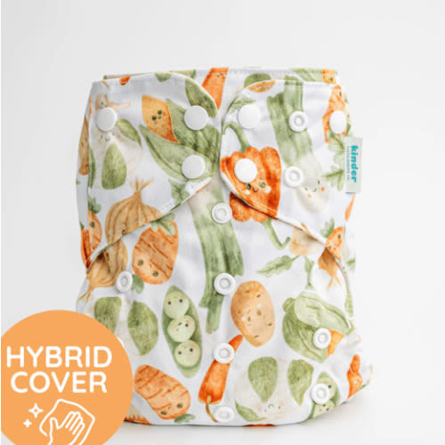 NEW Essentials Hybrid Wipeable Diaper Cover in Printsuu