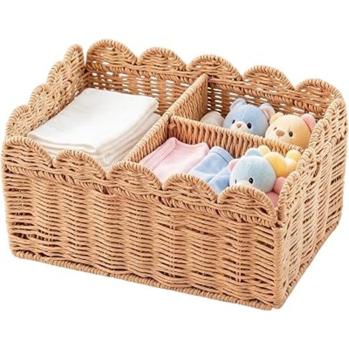 Sanwarm Diaper Caddy Organizer Foldable Portable Storage Basket Newborn