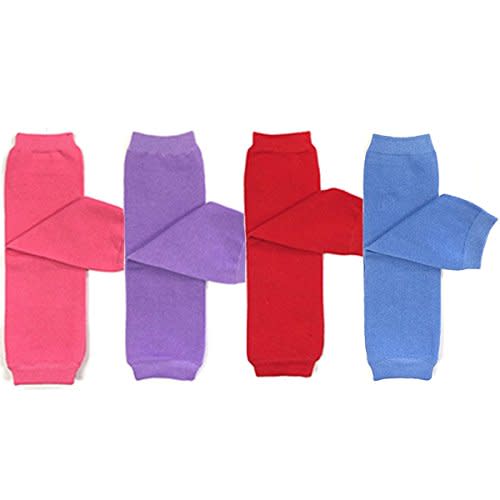 allydrew 4 Pack Baby Leg Warmer Set & Toddler Leg Warmer Set for Boys & Girls