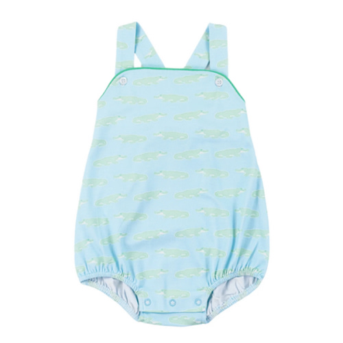 A Little Snappy Silas Sunsuit – Posh Tots Children's Boutique