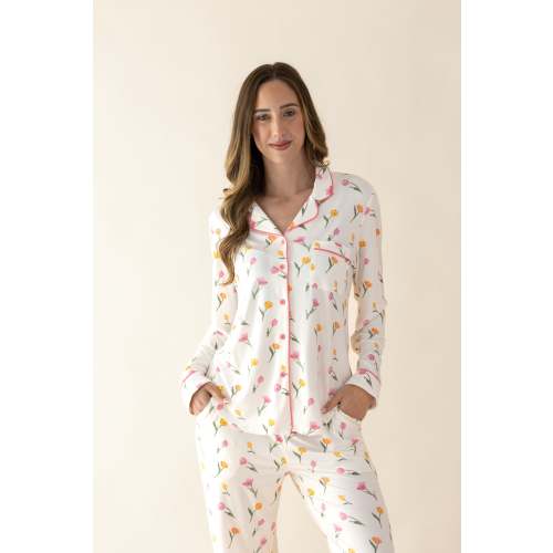 Long-Sleeved Women's Pajama Set in Tulip
