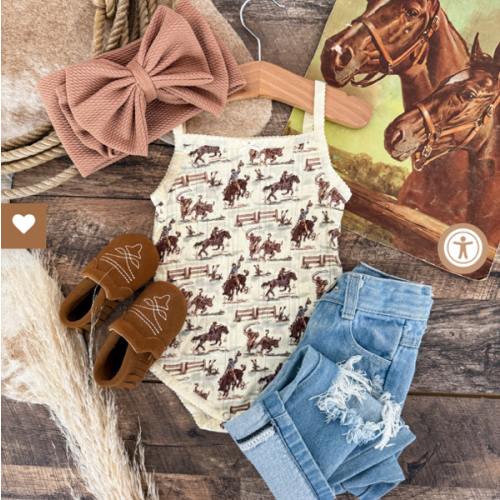 Ole' West Cowboy's Pointelle Onesie/Tank (Baby/Toddler)