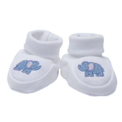 Embroidered Baby Booties | Over The Moon