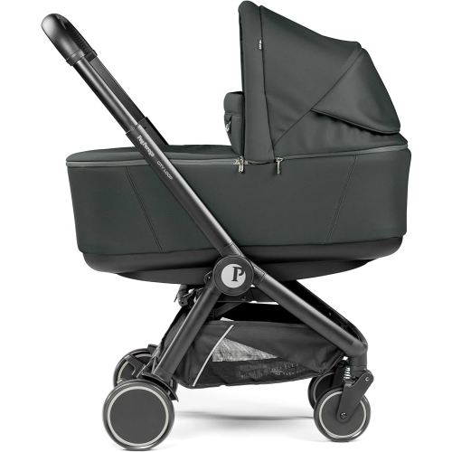 Peg Perego Pop Up Bassinet with Stand by Me for City Loop, Metal (Sage Green)