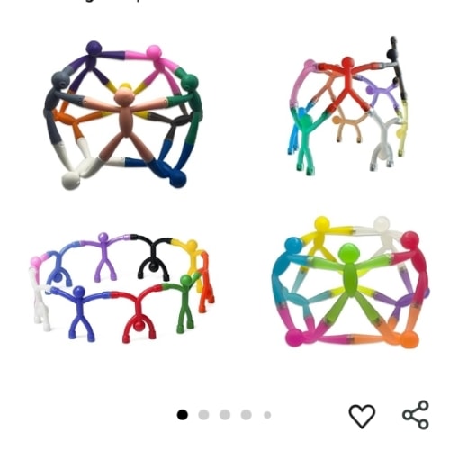 Amazon.com: MAGMEN Classic Magnetic Fidget Toy Figures for Kids 3-8, Toddlers & Boys Girls | 10-Piece Solid Set for Travel, Road Trip, Desk & Stocking Stuffer Gifts. : Toys & Games