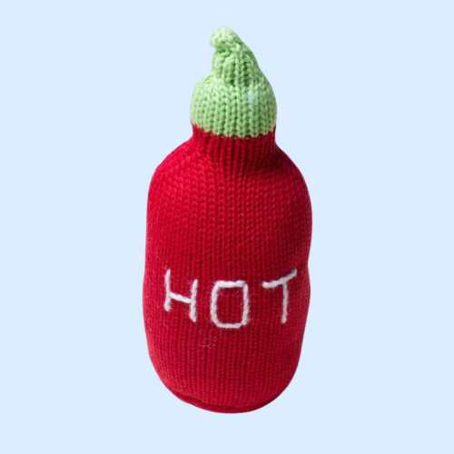 Shop Organic Hot Sauce Rattle - Baby Toys | Estella