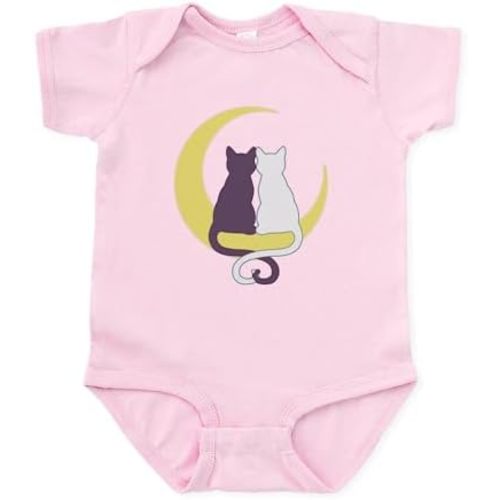 CafePress Moon Cats Body Suit Cute Infant Bodysuit Baby Romper
