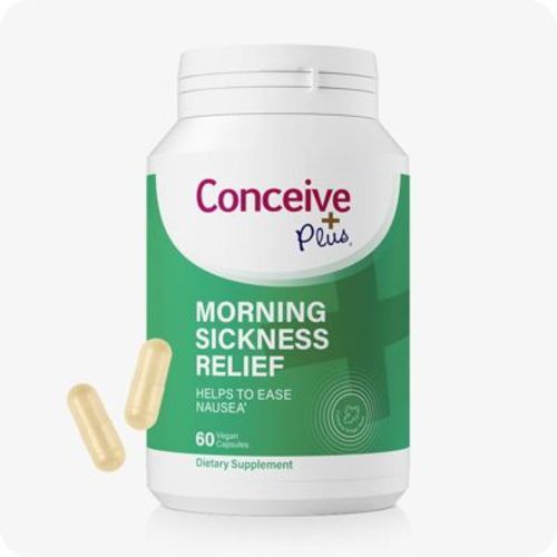 Conceive Plus Morning Sickness Relief - Relief from Nausea, Motion & Stomach Discomfort During Pregnancy- 60ct
