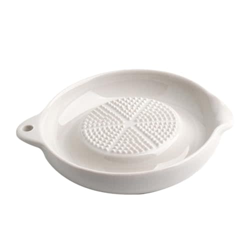 Baby Food Grinder Manual Ceramic Grinding Plate Food Milling Bowl for Baby Complementary Masher Tool Vegetable Fruit Puree Maker 4.52 Inch