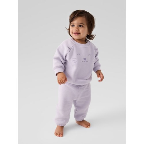 Baby Fleece Two-Piece Outfit Set