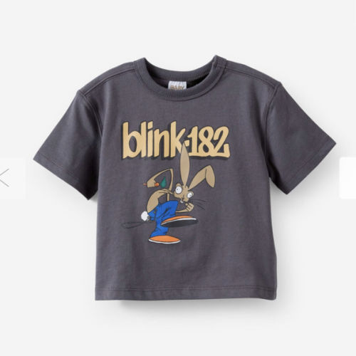 Baby Grey Blink 182 Music Short Sleeve Tee | Cotton On Kids Australia