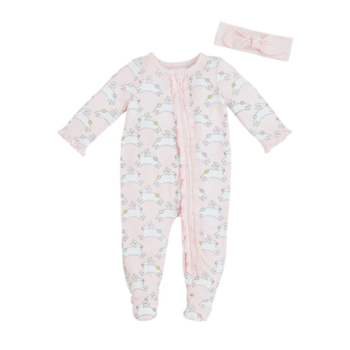 Pink Bunny Baby Sleeper