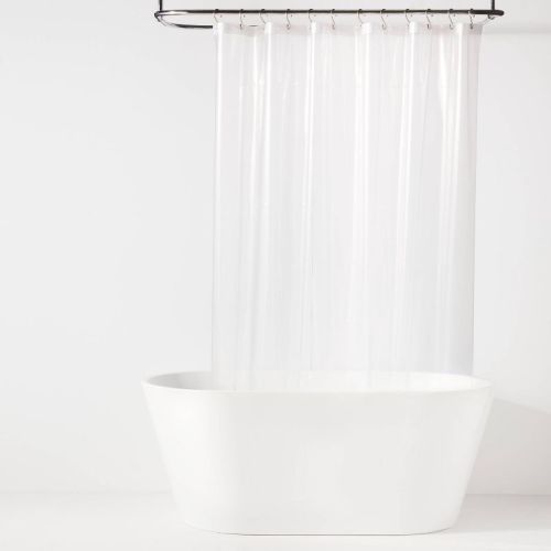70"x71" Lightweight Color Shower Liner Clear - Room Essentials™