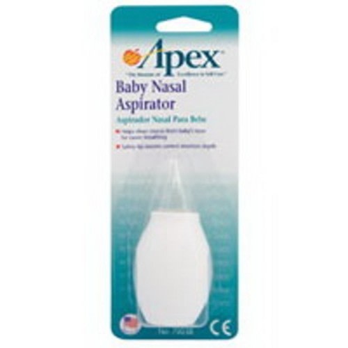 Apex Baby Nasal Aspirator for Gentle Nasal Cleaning and Infant Care Use, 1 Each
