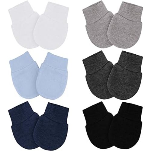 Baby Mittens No Scratch Mittens Infant Soft Gloves Mittens for 0-6 Months Boys Girls