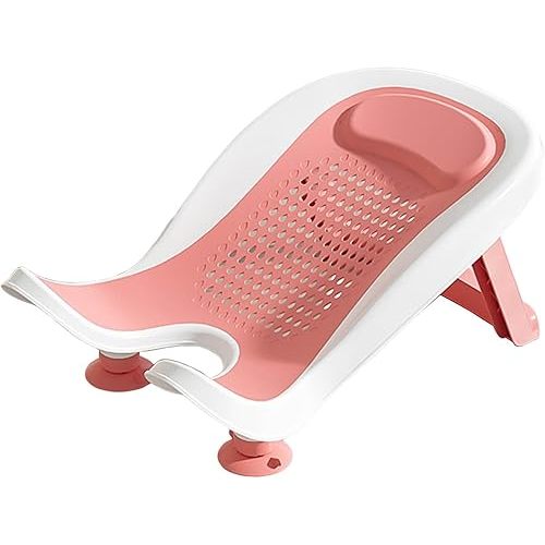 Multifunctional Infant Bath Basin, Lying Down Shower Tub for Home Use on Counters or Bathtubs, Quick Baby Buttock Washing Tool for Counter Sink Bathtub Daily Use Baby Butt Basin (Red)
