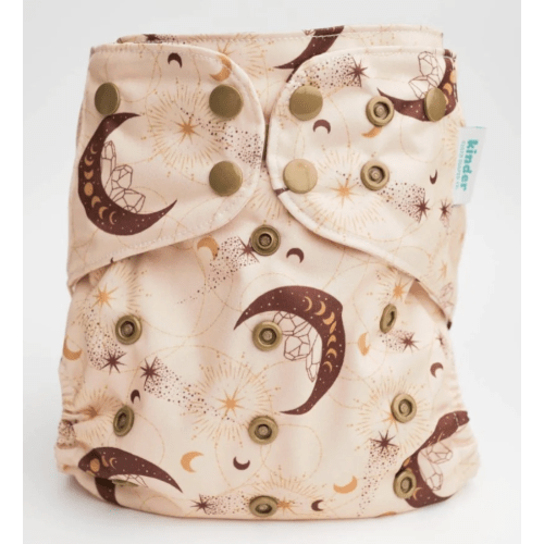 Space and Sky: Essentials Pocket Cloth Diaper with Athletic Wicking Jersey, Grows with your Baby