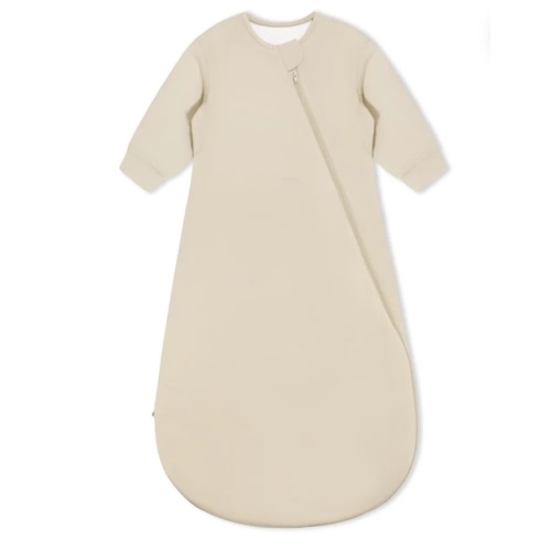Organic Cotton & Camel Wool Long Sleeve Sleep Sack 2.5 TOG - Beige